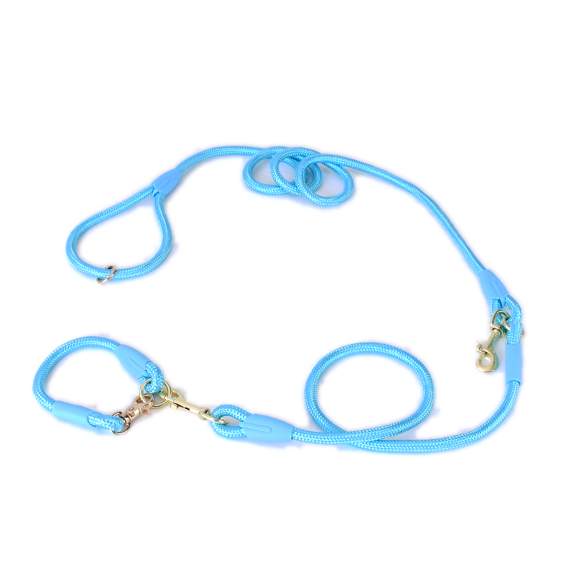 Lavender Round Rope Hands-Free Collar