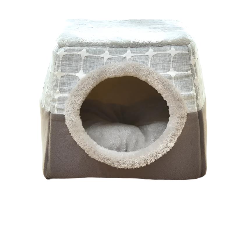 Cozy House Foldable Pet Bed