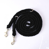 Sunset Ombre Cotton Rope Hands-Free Multi-Way Lead - Black