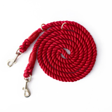 Sunset Ombre Cotton Rope Hands-Free Multi-Way Lead - Wine