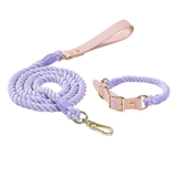 Pastel Rainbow Hand-Braided Rope Set - Blue Violet