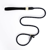 Granite Marled Rope Slip Lead - Black