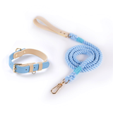 Pastel Colour-Block Set in Genuine Leather - Bundle Sky Blue