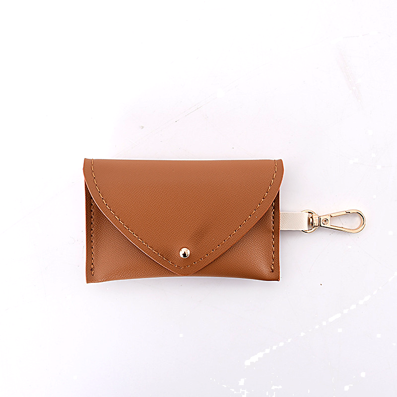 Cat Ear Poop Bag Holder in Vegan Leather - Fawn