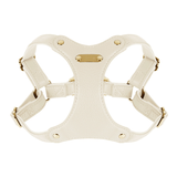 Cognac Padded Harness in Vegan Leather - Ivory