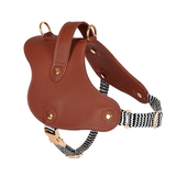 Woven Stripe & Tan Panel Harness - Tan