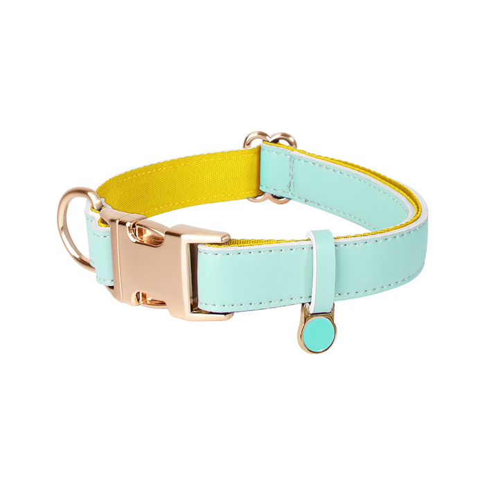 Tan Leather Collar with Bell