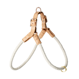 Twisted Rope Harness with Tan Trim - Ivory