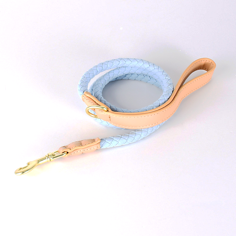 Twisted Rope Lead with Tan Trim