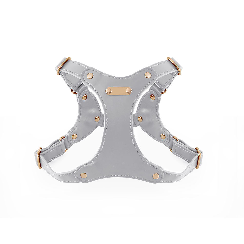 Classic X-Back Harness in Vegan Leather - Quartz Grey