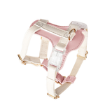 Leather Harness in Apricot for Small Dogs - Blush