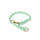 Sunset Gradient Rope Slip Collar with Snap Hook - Mint