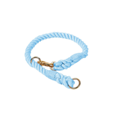 Sunset Gradient Rope Slip Collar with Snap Hook - Sky Blue