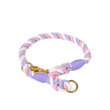 Sunset Gradient Rope Slip Collar with Snap Hook - Unicorn