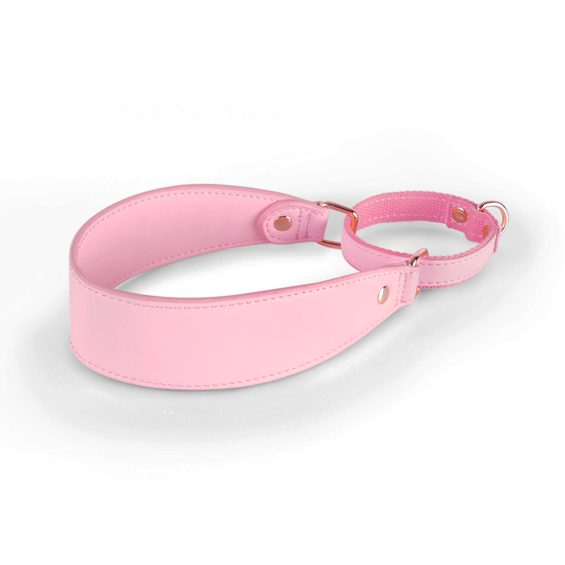 Butter & Blush Half-Check Martingale Collar for Dogs