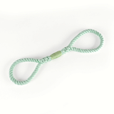 Figure-Eight Cotton Rope Tug Toy in Ombre Colours - Mint