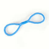 Figure-Eight Cotton Rope Tug Toy in Ombre Colours - Sky Blue