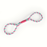 Figure-Eight Cotton Rope Tug Toy in Ombre Colours - Unicorn