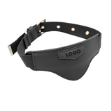 Saddle Brown Tracker Collar, Compatible with AirTag - Black