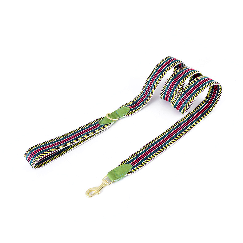 Leather Lead in Blue, 150cm 3.8cm wide