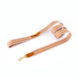 Leather Lead in Blue - Tan