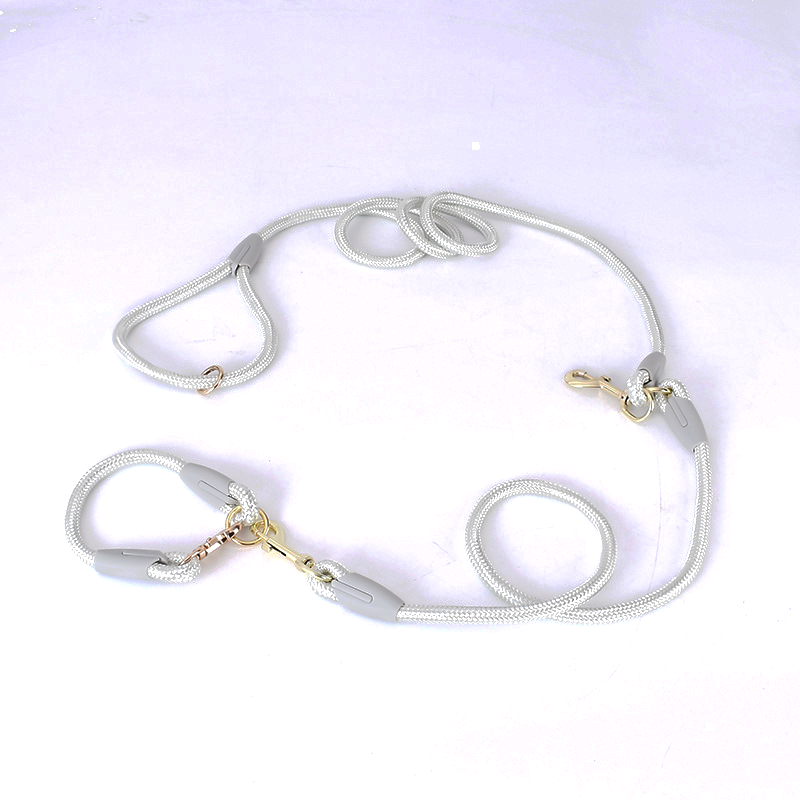 Lavender Round Rope Hands-Free Collar