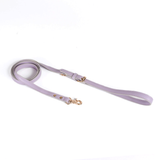 Duck Egg Blue Lead in Vegan Leather - Lilac