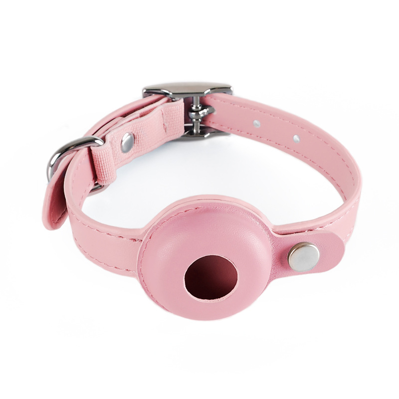 Petite Round Tracker Collar for Cats, Fits AirTag - Blush