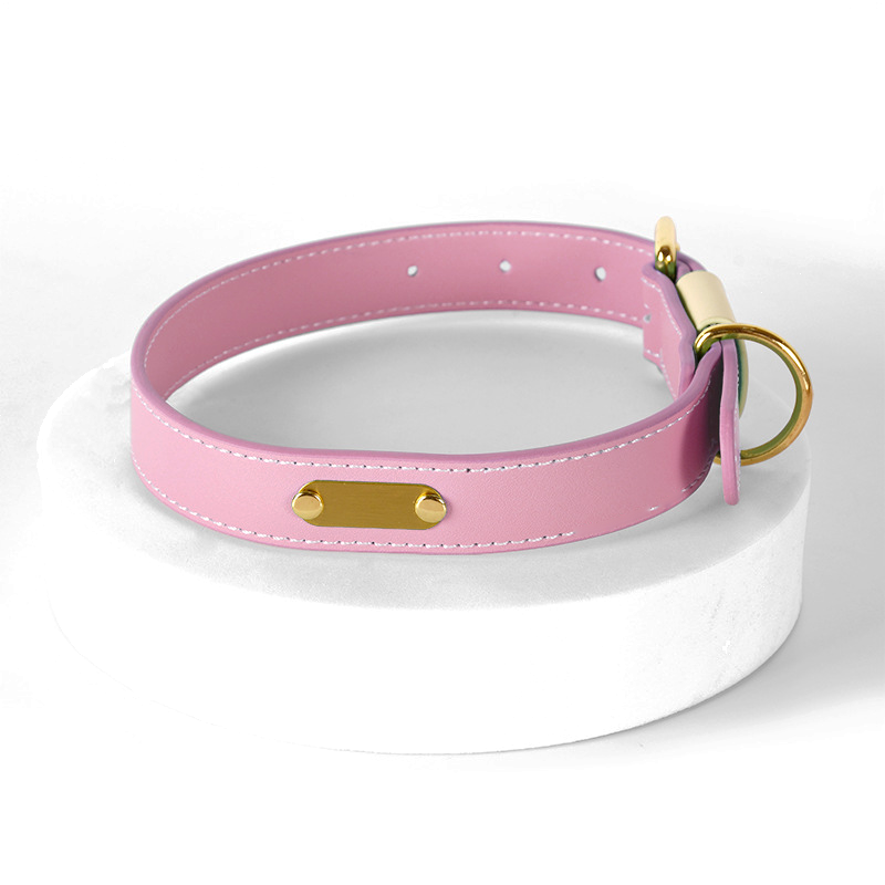 Mint & Butter Colour-Block Leather Collar