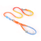Rainbow Ombre Rope Slip Lead - Rainbow
