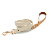 Cream Panel Lead for Medium to Large Dogs - Apricot