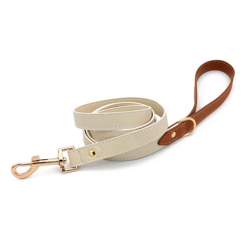 Cream Panel Lead for Medium to Large Dogs