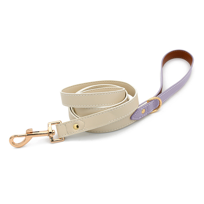 Cream Panel Lead for Medium to Large Dogs