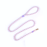 Slim Show-Style Slip Lead in Pastel Candy Stripes - Unicorn