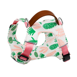 Breathable Harness in Jade Green for Medium to Large Dogs - Rose Pink