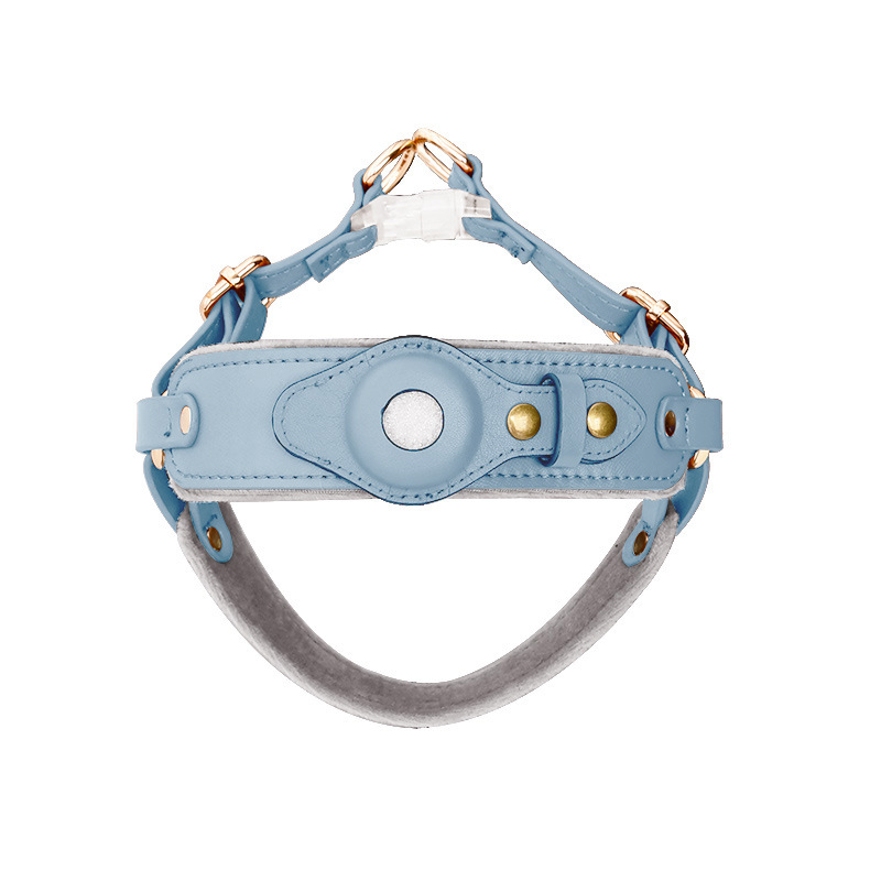 Leather Harness in Bear Brown for Medium to Large Dogs - Ocean Blue