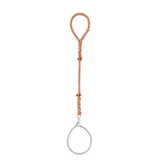 Forest Green Rope Slip Lead - Powder Pink