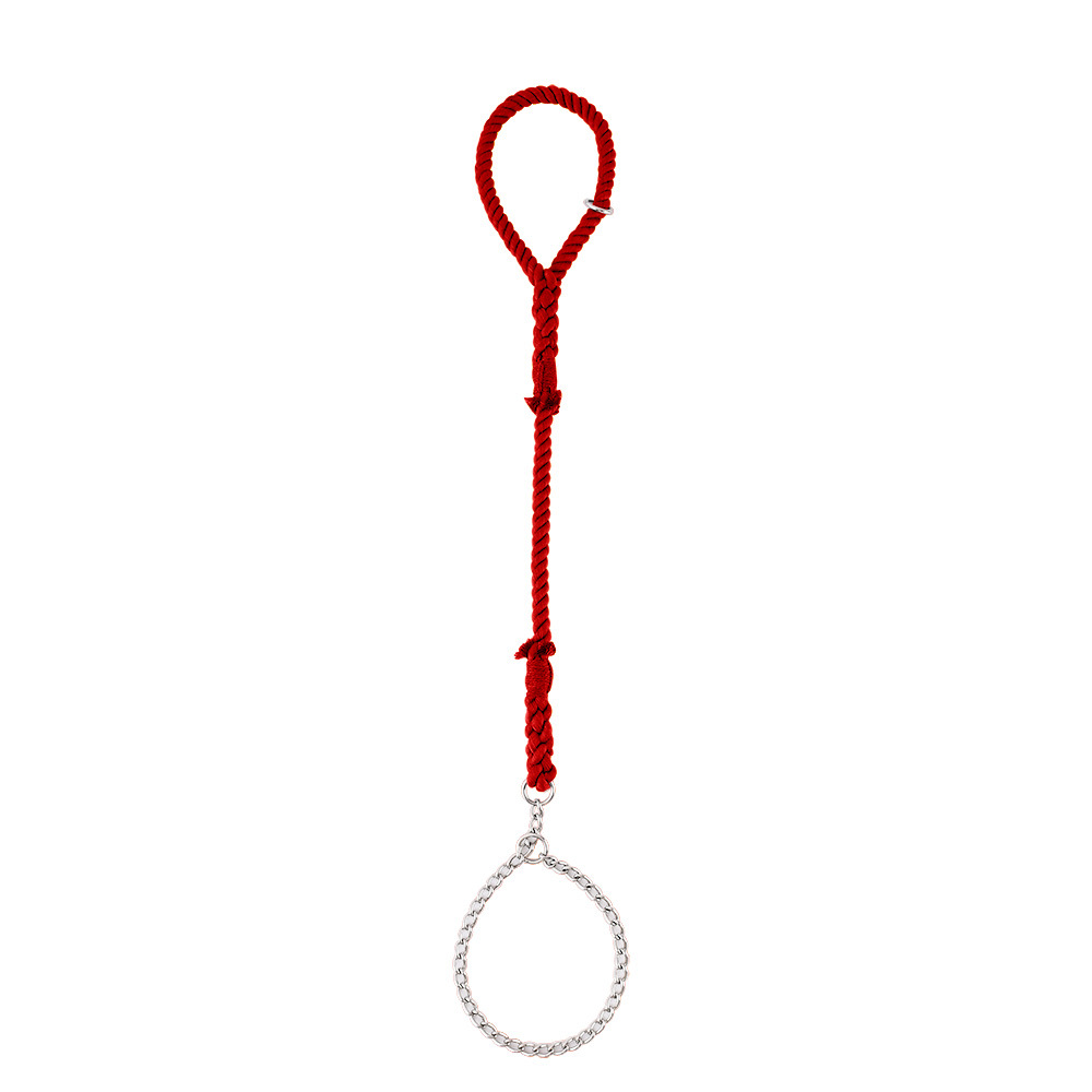 Forest Green Rope Slip Lead - Wine