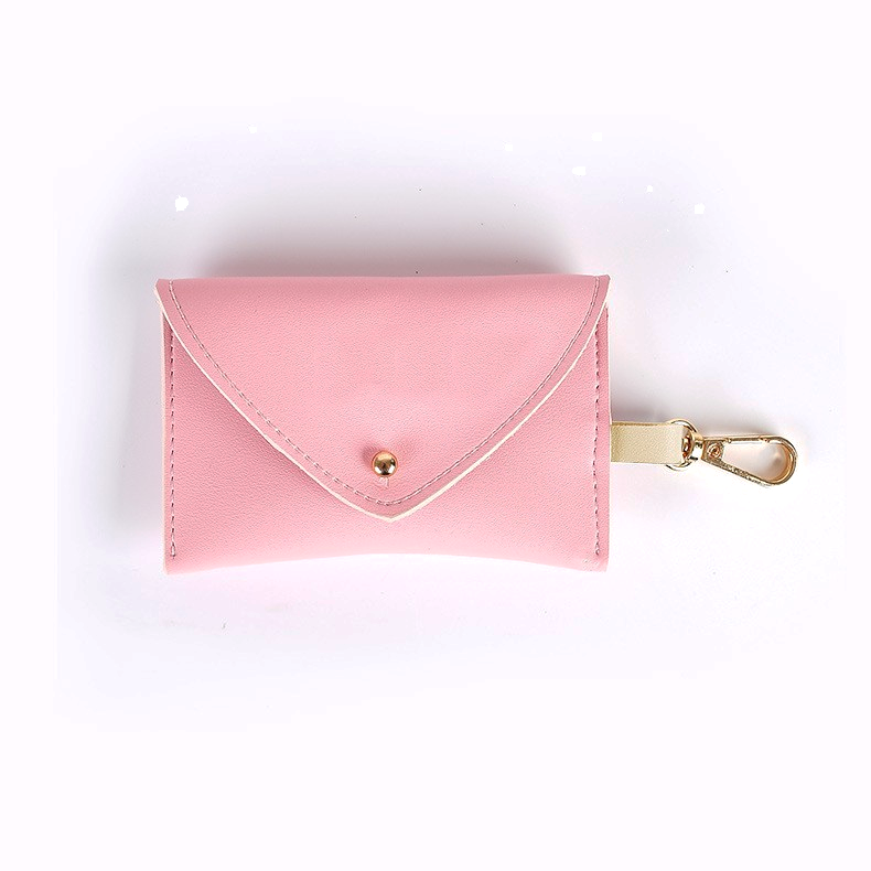 Blush Two-Tone Genuine Leather Poop Bag Holder Walk Set - Princess Pink