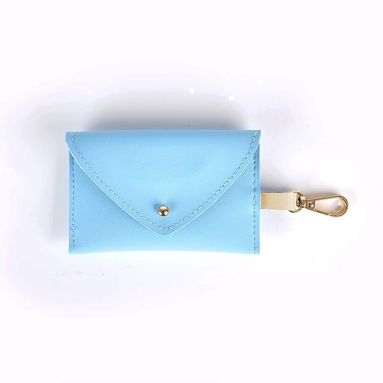 Blush Two-Tone Genuine Leather Poop Bag Holder