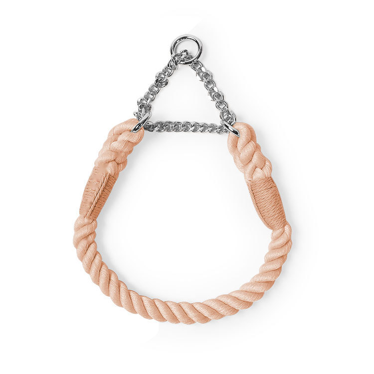 Chevron Hand-Braided Cotton Collar