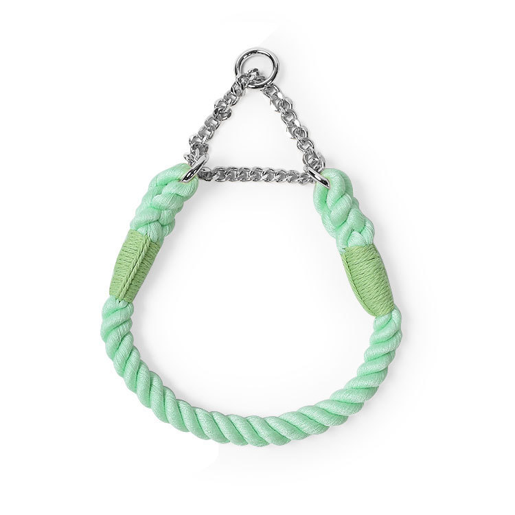 Chevron Hand-Braided Cotton Collar
