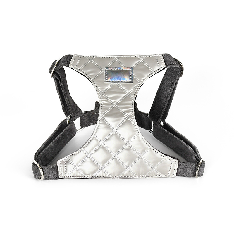 Harness in Black - Pearl White