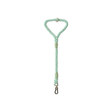 Twisted Rope Short Traffic Lead in Bold Colours - Mint