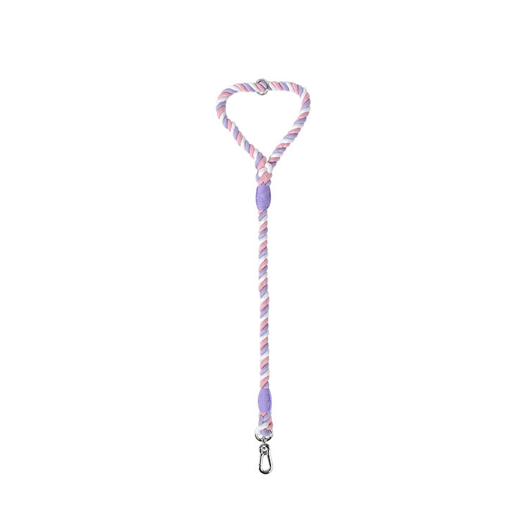 Twisted Rope Short Traffic Lead in Bold Colours