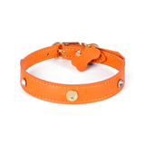 Sunflower Crystal Stud Collar for Small Pets - Orange