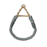 Sunset Gradient Braided Rope Collar - Charcoal