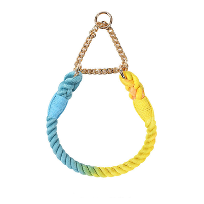 Sunset Gradient Braided Rope Collar