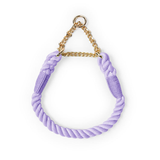Sunset Gradient Braided Rope Collar - Violet