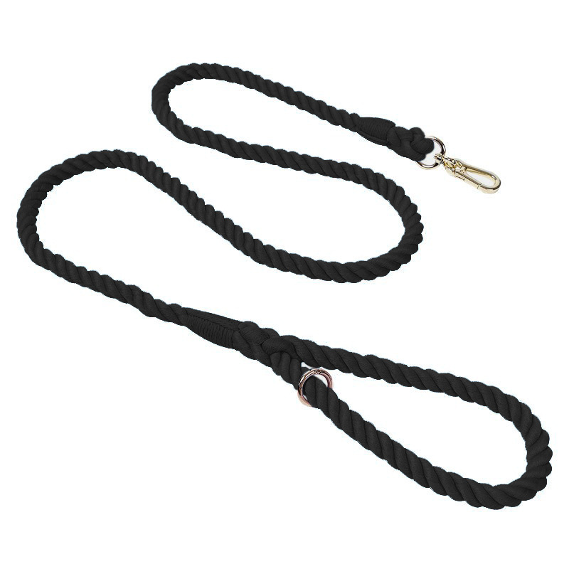 Sunset Gradient Braided Rope Lead - Black